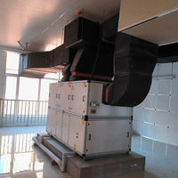 Unité de traitement d'air de type Dx suspendue Échangeur de chaleur monté au plafond Ahu Lab 5 tonnes Ac Unit Air Handler
