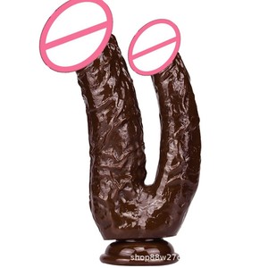 Produits pour adultes en gros : Masturbateurs féminins, Jouets sexuels, Godemiché double tête à ventouse puissante pour le sexe lesbien - Product Image 5