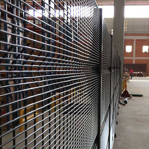 <span class=keywords><strong>358</strong></span> 메쉬 높은 보안 안티 등반 울타리 8ft 폭 용접 아연 도금 철 사각 구멍 디자인 굽힘 및 절단 서비스 - Product Image 2