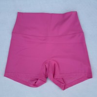 Shorts Deportivos de Cintura Alta para Mujer, Color Sólido, Ajustados, para Yoga, Ciclismo, Entrenamiento Completo, Correr, Atletismo