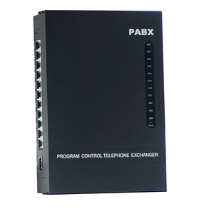 Mini PBX PABX de 3 Líneas y 8 Extensiones con Música en Espera, Transferencia de Llamadas, Conmutador Telefónico Central para Oficina, Hogar, Hotel - Product Image 1