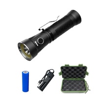 Lampe torche QXMOVING COB à lumière rouge, tête réglable, en aluminium, rechargeable, pour le camping, les situations d'urgence, avec aimant, lampe de travail, réparation automobile