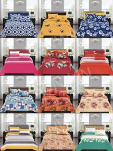 Set di Biancheria da Letto con Motivi Geometrici Unici, Lenzuolo con Angoli, 48 Nuovi Design Stampati, Set da 6 Pezzi, Misure Queen e King - Product Image 5