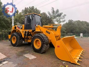 Chargeuse sur pneus Caterpillar 966H d'occasion, chargeuse frontale, équipement de construction lourd - Product Image 2