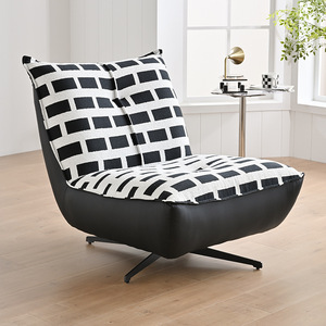 Sillón Reclinable Giratorio Minimalista Italiano para Sala de Estar, Silla de Alta Gama para Descanso, Cómoda para Estar Sentado por Largos Periodos - Product Image 3