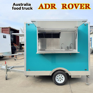 Rimorchio Mobile per Concessioni, Food Truck Completamente Attrezzato, Carrello per Catering in Acciaio Inox in Vendita in Australia - Product Image 2