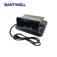 Indikator Timbangan SK210 6-Digit Layar LED 20mm OIML III RS232 Bluetooth Nirkabel untuk Timbangan Lantai Platform Truk