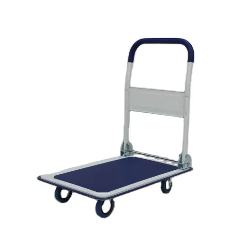 Foldableplatform Winkelwagen Trolley Kan Worden Gebruikt Om Pull Goederen Trolleys In Supermarkten, Magazijnen En Werkplaatsen