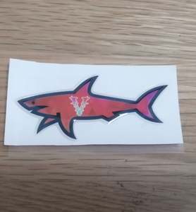 Autocollant Requin Cartoon Écologique Imperméable Vernis Brillant Impression UV pour Décorations de Fêtes - Gertrude CP Juillet - Product Image 5