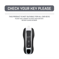 Étui de protection en cuir pour clé de voiture Porsche Panamera Cayenne 971 911 9YA Macan Boxster, accessoires de voiture