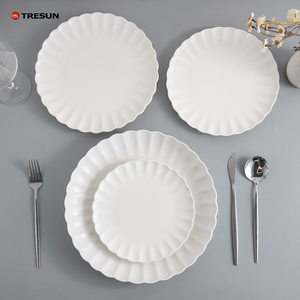 TRESUN Dinner Side Wedding Hotel Party New Bone China <b>Ceramic</b> <b>Plates</b> Exquisite Traditional Handicraft <b>Ceramic</b> <b>Plates</b> - Product Image 5