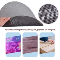 Papier abrasif en maille anti-poussière 406 mm, carbure de silicium, pour polissage et meulage sans poussière, anti-blocage, pour surfaces murales