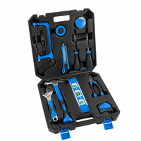 Ensemble d'outils de réparation ménagers de 13 pièces avec perceuse sans fil 12V, ruban à mesurer de 3 m et couteau utilitaire, kit d'outils électriques pour la vente en gros