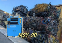Madslynn mesin pengupasan kawat bekas Mini | Pengupas kabel tembaga 0,18 kW ringkas untuk penggunaan rumah tangga dan bengkel
