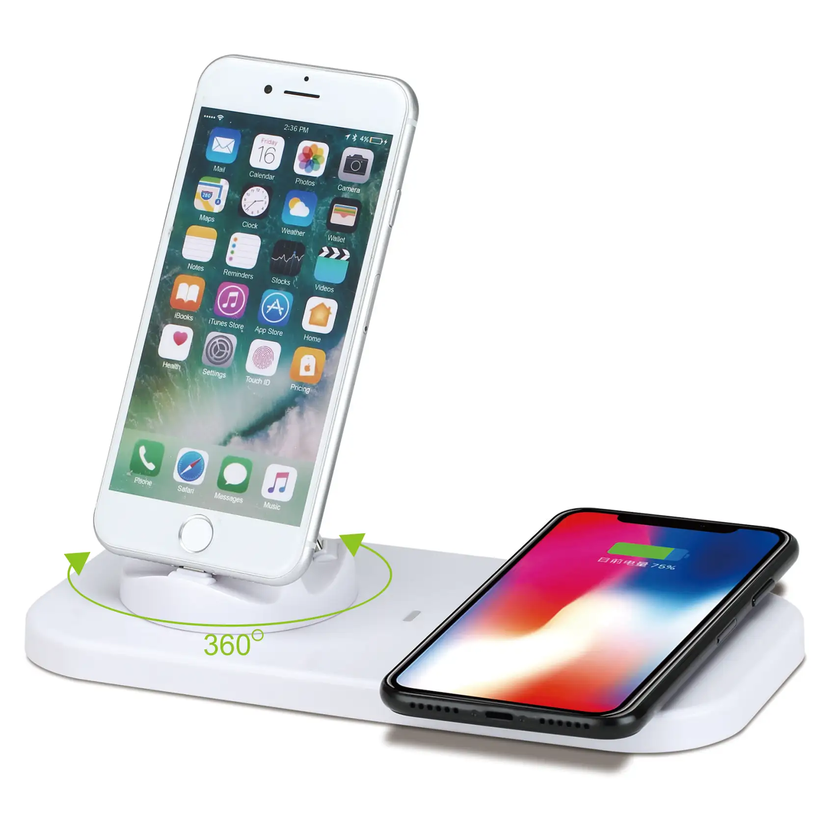 Caricabatterie Wireless all'ingrosso 3 in 1 stazione di ricarica Wireless per smartphone iPod