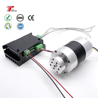 Contrôleur de moteur à faible bruit et haute vitesse 12V 24V TEC56100, moteur à engrenages CC sans balais, moteur BLDC pour robot et équipement médical