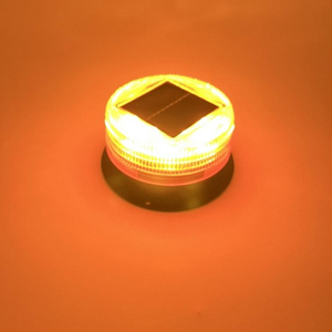Luz de Advertencia Intermitente de Aluminio con Energía Solar, Clasificación IP65, con Soporte Magnético, Luz de Señalización de Seguridad LED - Product Image 5