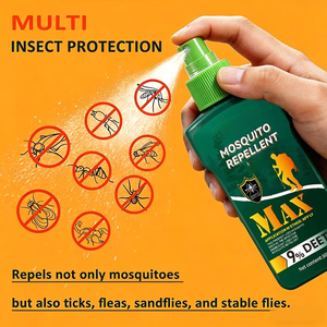 Spray <span class=keywords><strong>anti</strong></span>-moustiques naturel à base de plantes, écologique, pour enfants, contenant carré en plastique avec design de dessin animé - Product Image 1