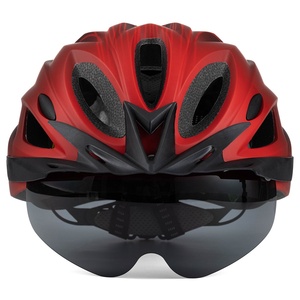 Casco de <span class=keywords><strong>Ciclismo</strong></span> Brillante Honortour 2026, Nuevo, para Adultos, OEM ODM, Visera Desmontable, <span class=keywords><strong>con</strong></span> <span class=keywords><strong>Gafas</strong></span> Magnéticas - Product Image 3