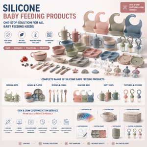 Ensemble de couverts pour bébé en silicone de qualité alimentaire, sans BPA, avec manche court, fourchette et cuillère souples pour l'apprentissage de la nourriture - Product Image 6