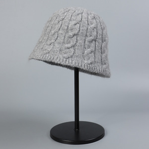 Nouveau Chapeau Bob Tricoté 2026 pour Femme, en Laine Douce, Effet Amincissant, Chapeau Bob Décontracté Automne Hiver - Product Image 4