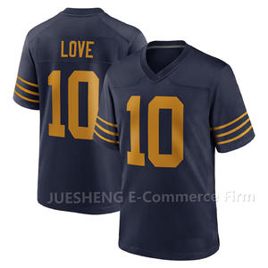 2025 Men Green Bay 10 LOVE 1 Parsons 0 Golden 8Jacobs 4 Favre American Football Jersey Gestikte Shirts Sport Tops Jersey - Product Image 6