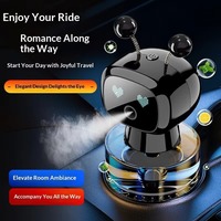 Robot diffuseur d'arômes intelligent pour voiture, 2-en-1 désodorisant et humidificateur automatique pour l'intérieur du véhicule