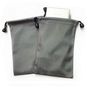 Nouvelle pochette de rangement de luxe personnalisée avec logo, sac à cordon en satin de soie pour perruques, extensions capillaires et mèches de cheveux - Product Image 5