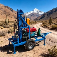 Foreuse polyvalente de puits d'eau de 150 m et 22 CV pour l'approvisionnement en eau agricole