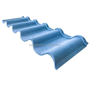 ISO 9001 China Dachziegelblech aluminisierte Zinkstein farbbeschichtete Metall-Dachziegel Werkspreis
