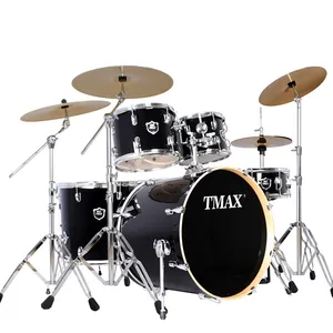 Wholesale PVC adult drum set Good performance sound quality 5 drum 3 cymbal professional jazz drum set