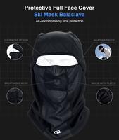 Masque de ski intégral personnalisé coupe-vent et cagoule tactique de protection solaire pour les sports et la pêche