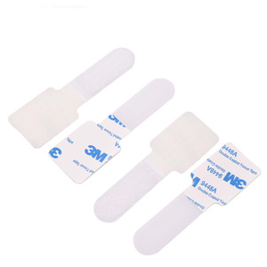 Organisateur de câbles adhésif 3M, sangles de câbles en nylon à boucle et crochet, auto-adhésives, réutilisables, réglables, attaches de câbles pour bureau, maison, bureau - Product Image 4