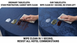 Mantel Jacquard Impermeable y Ecológico de 8 pies, Resistente a las Manchas, en Color Dorado, de Tela de Poliéster, Personalizable para Hoteles, Banquetes y Catering - Product Image 6