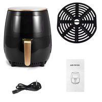 Friteuse à air, Friteuse en verre, Four, Four électrique, Accessoires d'ustensiles de cuisine professionnels, Airfreyer 8 Mini
