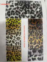 Agenda/Diario Personalizada con Cubierta de Cuero PU con Estampado de Flores y Leopardo, Tamaño A5/A6, Encuadernación de Disco, Impresión UV, Doble Línea, Regalo