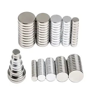 Imán de Neodimio N52, Imán Permanente de Barra Fuerte, <span class=keywords><strong>Potente</strong></span>, Circular, Mini, Redondo, Tipo Disco, Tipo Botón - Product Image 1