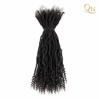 Ekstensi Rambut Manusia Nano Interlock 0,2cm Sisterlocks 100% Buatan Tangan Penuh Micro Locs Siap Dipasang dari Salon Boutique AS