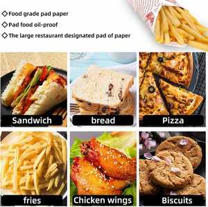 Papier d'emballage alimentaire sur mesure, résistant à la graisse et à l'humidité, pour sandwichs, charcuteries, burgers, pains, gelées, biscuits, lait - Product Image 3