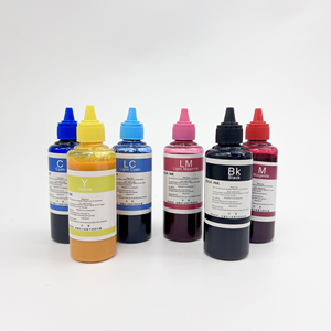 Set di Inchiostri per Sublimazione 100ml, 6 Colori CMYK LC LM per Stampanti <span class=keywords><strong>Epson</strong></span>, Kit Inchiostri per Stampa a Trasferimento Termico - Product Image 1