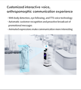 Robots de service intelligents, <span class=keywords><strong>robot</strong></span> <span class=keywords><strong>serveur</strong></span>, <span class=keywords><strong>serveur</strong></span> commercial de vente au détail, <span class=keywords><strong>robot</strong></span> de livraison de nourriture pour <span class=keywords><strong>restaurant</strong></span>, hôtel, navigation automatique d'évitement des obstacles - Product Image 6