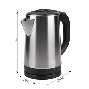 2.3L 2000W Precio barato Acero inoxidable Caldera de agua rápida electrodomésticos de cocina inteligentes existencias juego de Hervidor eléctrico para hotel - Product Image 2