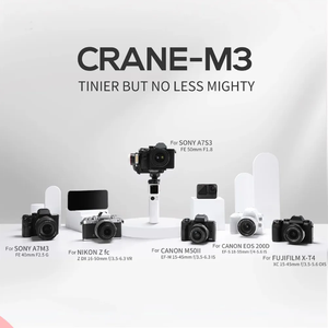 Original pour Zhiyun <span class=keywords><strong>Crane</strong></span> <span class=keywords><strong>M3</strong></span> Gimbal Stabilisateur 3 axes <span class=keywords><strong>M3</strong></span> <span class=keywords><strong>Combo</strong></span> DSLR Stabilisation de prise de vue portable - Product Image 2