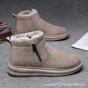 Bottes de neige mi-montantes épaissies NCY Modèle 6607 pour homme – Nouvelle collection hiver nordique, tendance et stylée, avec tige synthétique, semelle extérieure en PVC et doublure en peluche - Product Image 4