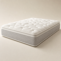 Matelas à ressorts ensachés pour hôtel, compressé et enroulé, orthopédique, ignifuge BS7177, pour projet hôtelier au Royaume-Uni