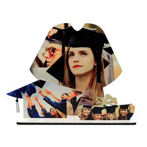 Marco de fotos para decoración de fiesta de graduación, conjunto de capa de MDF para regalo de graduación, sublimación en blanco - Product Image 3