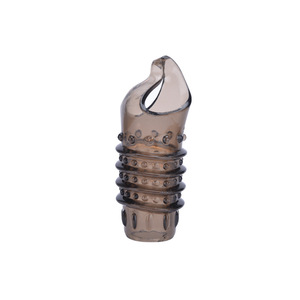 Sexspielzeug für Männer Wieder verwendbare Verzögerung Kondom Penis Ärmel verlängerung Dildo für Erwachsene Dildo Anal Plug Kein Vibrator für Frauen Sex Shop - Product Image 5