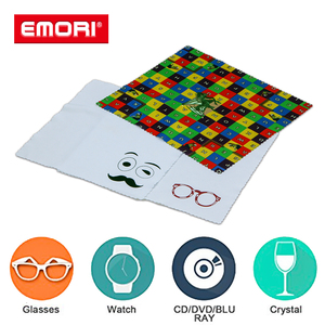 Paño de Limpieza de Microfibra de Alta Calidad para Limpiar Gafas de la Forma de la Manera que se Lleva, Elimina Bacterias y Polvo, con Logotipo - Product Image 4