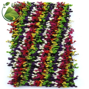 Gras Teppich zum Fechten Künstliche Outdoor Künstliche Efeu Hecke Grün Blatt Zaun Pfanne 50x200cm Zaun - Product Image 2