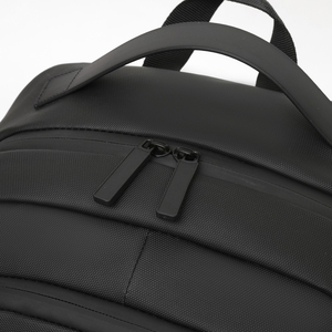 Trọng lượng nhẹ công suất cao chống trộm máy tính xách tay Ba lô đôi Đứng đầu dây kéo biểu tượng tùy chỉnh phong cách kinh doanh USB không thấm nước PU - Product Image 2